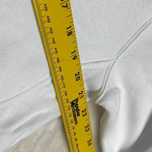 Nike Volleyball Hoodie White Just Do It Swoosh Logo Medium High School Sports - Picture 7 of 10